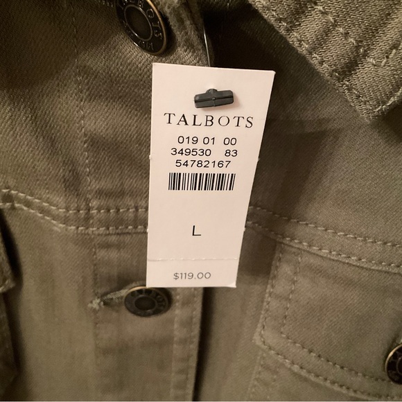 Talbots Olive Khaki Jacket NWT - Picture 2 of 7